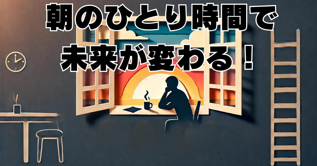 朝のひとり時間で人生が変わる！早起きの秘密とは？