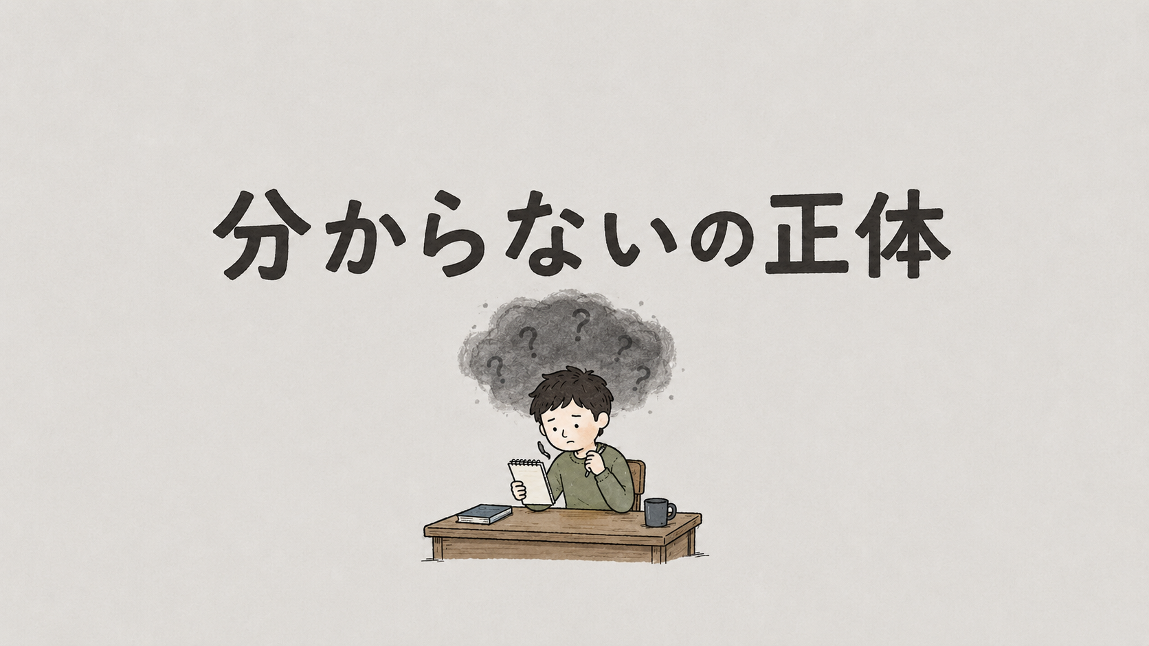 「何が分からないのか分からない」が起きる理由『はじめて考えるときのように――「わかる」ための哲学的道案内』